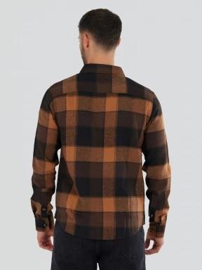 Fundango Harris Shirt férfi hosszú ujjú ing barna színben 3
