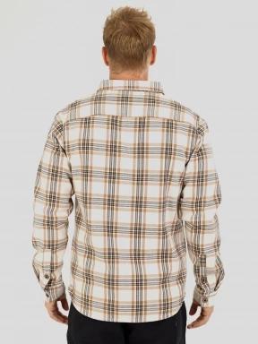 Fundango Roddy Lined Shirt férfi ingkabát homok színben 3