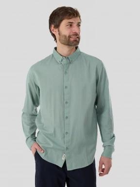 Fundango Ronan Shirt férfi hosszú ujjú ing zöld színben 1