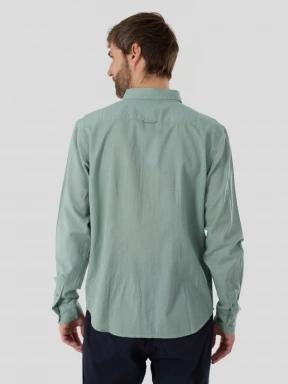 Fundango Ronan Shirt férfi hosszú ujjú ing zöld színben 3