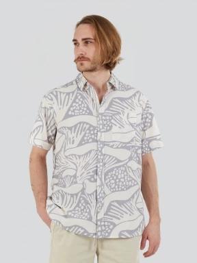 Fundango Chase Shirt férfi hosszú ujjú ing homok színben 1