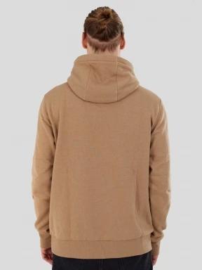 Fundango Conor Hooded Sweatshirt férfi kapucnis pulóver barna színben 3