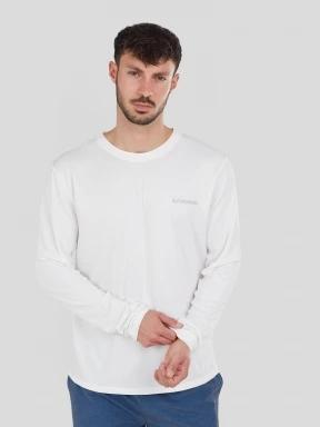Fundango Maurice Long Rashguard férfi hosszú ujjú lycra fehér színben 3