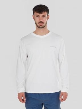 Fundango Maurice Long Rashguard férfi hosszú ujjú lycra fehér színben 1