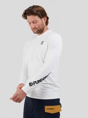 Fundango Manado Long II Rashguard férfi hosszú ujjú lycra fehér színben 1