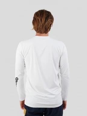 Fundango Manado Long II Rashguard férfi hosszú ujjú lycra fehér színben 3