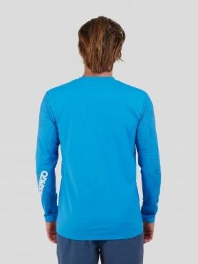 Fundango Manado Long II Rashguard férfi hosszú ujjú lycra világoskék színben 3