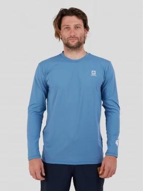 Fundango Manado Long II Rashguard férfi hosszú ujjú lycra kék színben 1