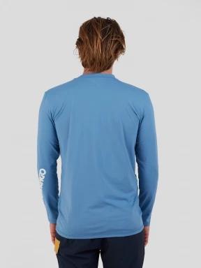 Fundango Manado Long II Rashguard férfi hosszú ujjú lycra kék színben 3
