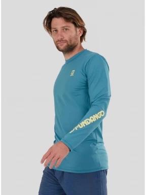 Fundango Manado Long II Rashguard férfi hosszú ujjú lycra zöld színben 1