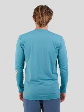 Fundango Manado Long II Rashguard férfi hosszú ujjú lycra zöld színben 3