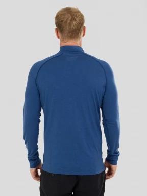 Fundango Temuka Merino Halfzip férfi aláöltöző felső kék színben 3