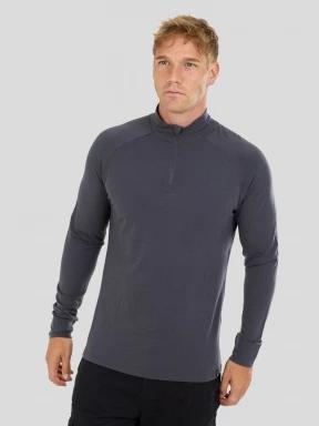Fundango Temuka Merino Halfzip férfi aláöltöző felső szürke színben 1