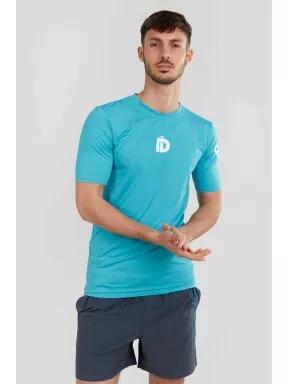 Fundango Manado Rashguard férfi rövid ujjú lycra kék színben 3