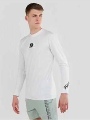 Fundango Manado Long Rashguard férfi hosszú ujjú lycra fehér színben 1