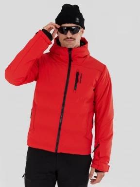 Fundango Portage Padded Jacket férfi steppelt síkabát piros színben 1