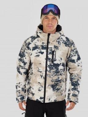 Fundango Portage Padded Jacket férfi steppelt síkabát homok színben 1