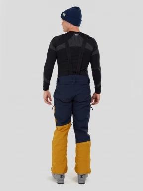 Fundango Teak Colourblock Pants férfi sínadrág sötétkék színben 1