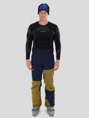Fundango Teak Colourblock Pants férfi sínadrág sötétkék színben 1