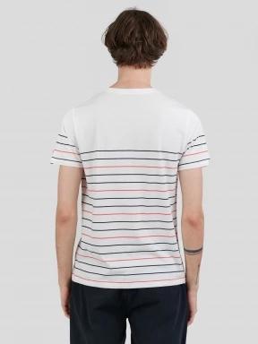 Fundango Jaggy Pocket T-shirt férfi rövid ujjú póló piros színben 3