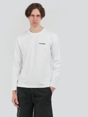 Fundango Essential Graphic Long-T férfi hosszú ujjú póló fehér színben 1