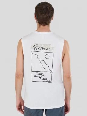 Fundango Alon II Surf Tank-T férfi atléta fehér színben 3