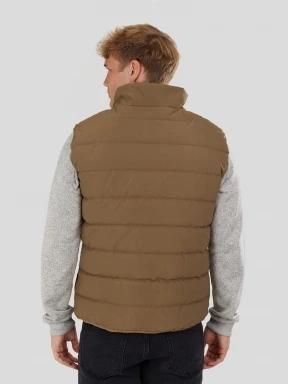 Fundango Vance Padded Vest férfi mellény barna színben 3