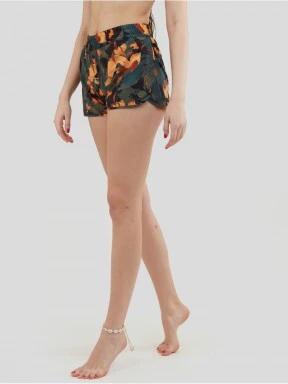 Fundango Elderberry Boardshort női beach short multikolor színben 1