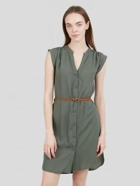 Fundango Mona Dress női ingruha oliva színben 1