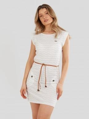 Fundango Sagitta Dress női ruha fehér színben 1