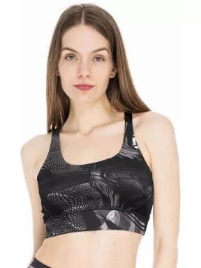 Fundango Nova női sportmelltartó fekete színben 1