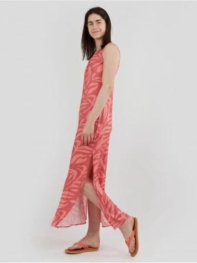 Fundango Helena Dress női ruha magenta színben 1