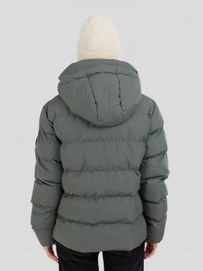 Fundango Amber Padded Jacket női steppelt átmeneti kabát zöld színben 3
