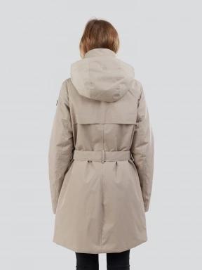 Fundango Charlotte Trenchcoat női ballonkabát homok színben 3