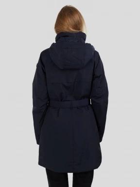 Fundango Charlotte Trenchcoat női ballonkabát sötétkék színben 3