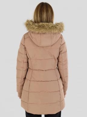 Fundango Melody Padded Jacket női télikabát barna színben 3