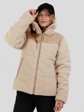 Fundango Nukka Padded Jacket női steppelt átmeneti kabát homok színben 1