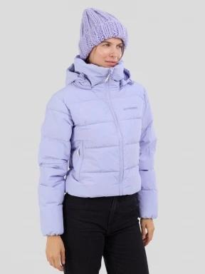 Fundango Amber Cropped Jacket női steppelt átmeneti kabát lila színben 1