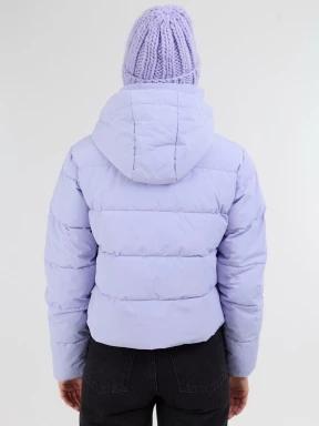Fundango Amber Cropped Jacket női steppelt átmeneti kabát lila színben 3