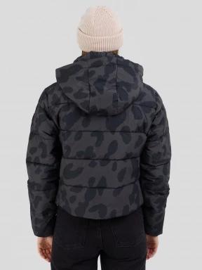 Fundango Amber Cropped Jacket női steppelt átmeneti kabát fekete színben 3