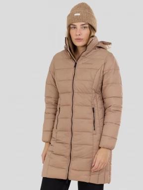 Fundango Lunel Padded Jacket női steppelt átmeneti kabát barna színben 1