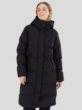 Fundango Cosycoat Long Padded Jacket női steppelt télikabát fekete színben 1