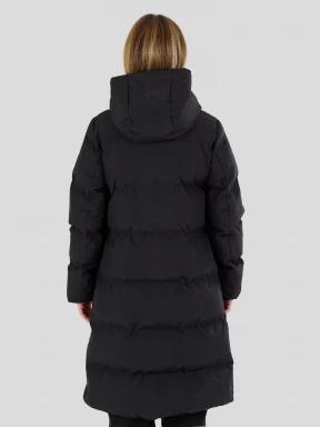 Fundango Cosycoat Long Padded Jacket női steppelt télikabát fekete színben 3