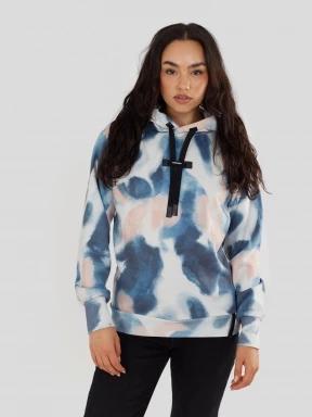 Fundango Challenger Pullover női kapucnis pulóver kék színben 1