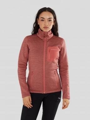 Fundango Antilles Melange Jacket női polár pulóver rózsaszín színben 1