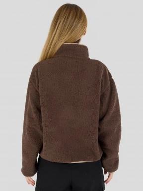 Fundango Pacha Fleece Jacket női polár pulóver barna színben 3