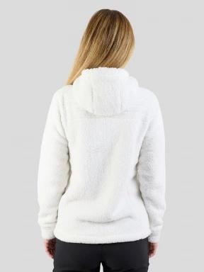 Fundango Zealand Plush Pile Jacket női polár pulóver fehér színben 3