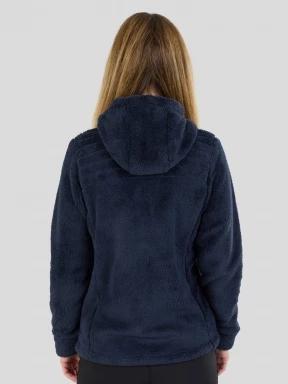 Fundango Zealand Plush Pile Jacket női polár pulóver sötétkék színben 3