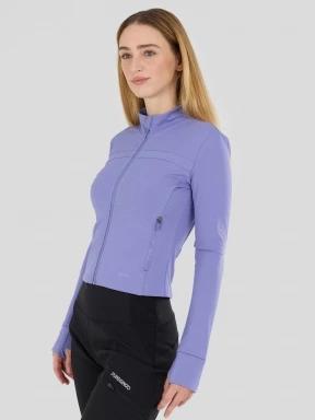 Fundango Flow Thermo Zip Up női hosszú ujjú sport póló lila színben 1