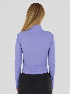 Fundango Flow Thermo Zip Up női hosszú ujjú sport póló lila színben 3
